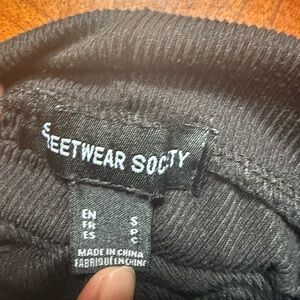 Streetwear Society Black Ribbed Sweater